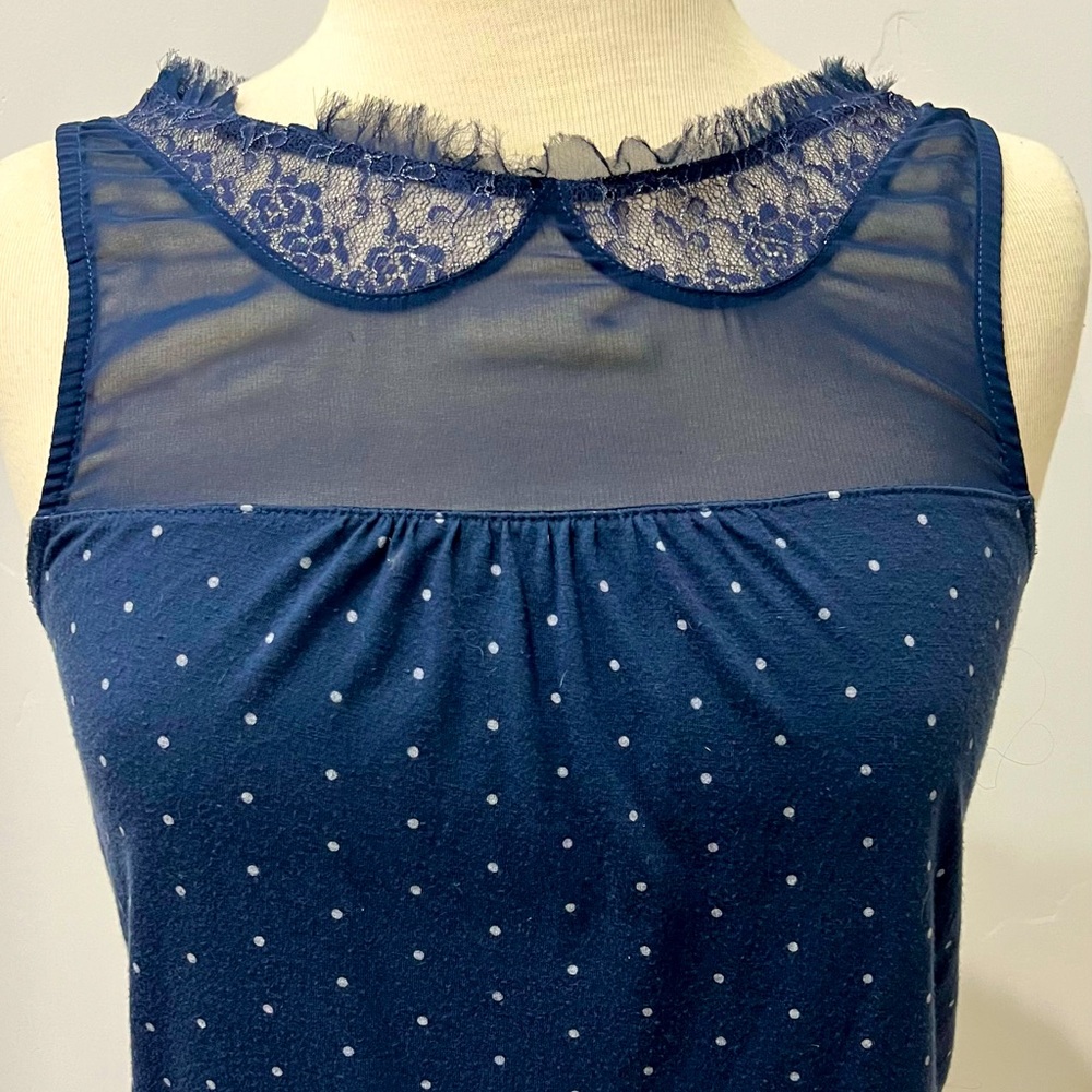American Eagle Navy Blue size-Med summer Top